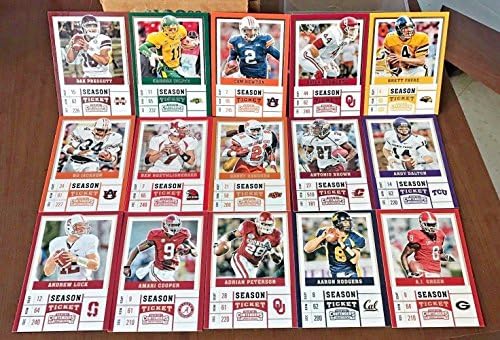 2017 Panini Contenders Draft Picks COMPLETE SET of 100 Base Cards Featuring Dak Prescott, Ezekiel Elliott, Tom Brady, Carson Wentz &amp; More!