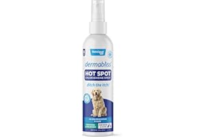 VETNIQUE LABS Vetnique Dermabliss Hot Spot Treatment for Dogs - Antiseptic Medicated Chlorhexidine Spray - Vet Recommended for Skin Infections, Hot Spots & Irritation (Hot Spot Spray, 8oz)