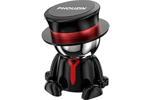 PHOUZIN Cell Phone Car Mount, Universal Dashboard Magnetic Phone Mount, 360° Rotation Super Strong Magnetic Phone Holder for 