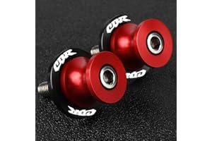 FREAXLL 2pcs M8*1.5 Motorcycle Swing Arm Sliders Spools For H-onda CBR150 CBR100f CBR1000rr CBR1100xx CBR125 CBR250 CBR400rr CBR400f CBR450sr CBR600rr CBR600f CBR900rr CBR954rr (Red)