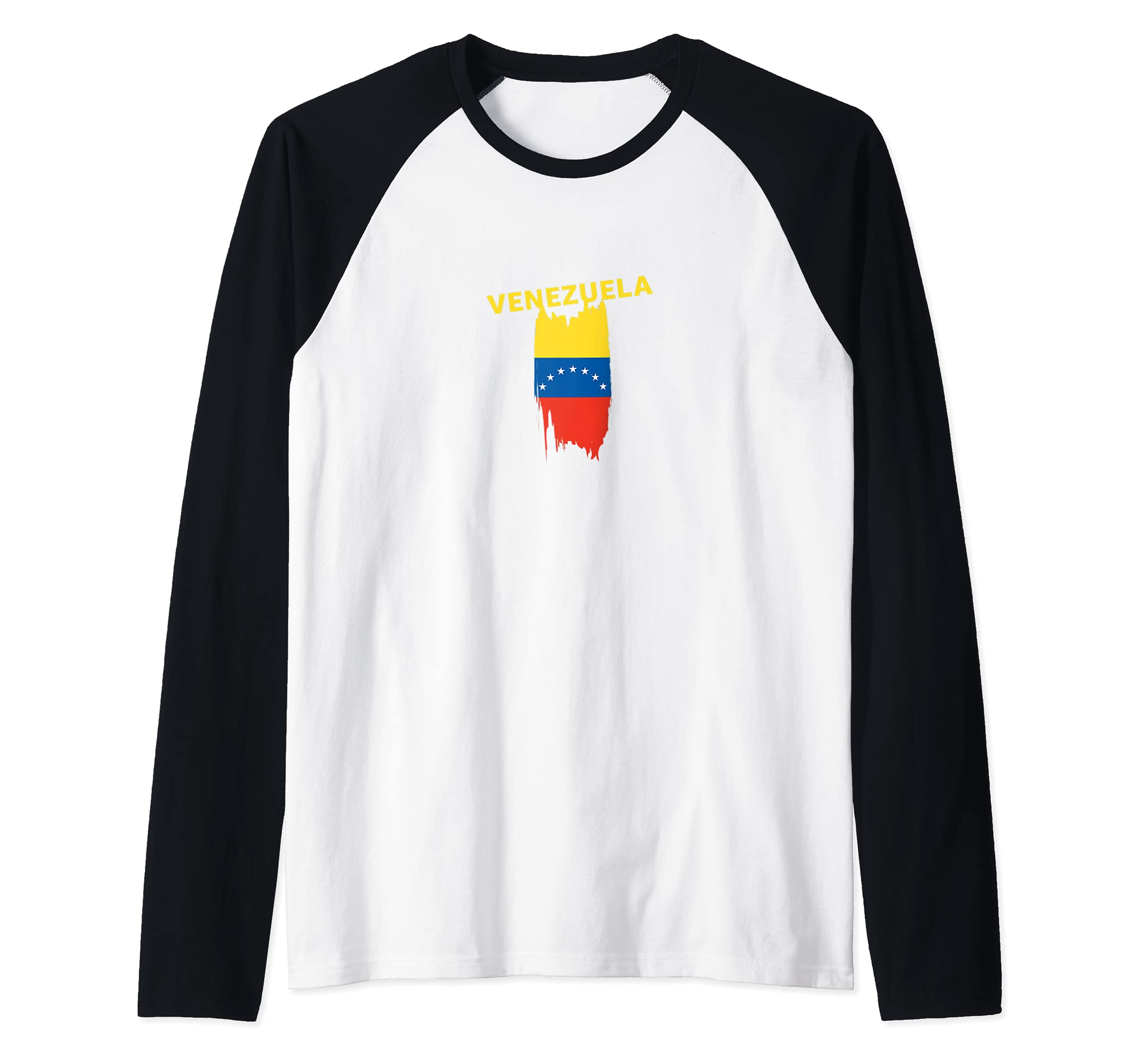 Flag Venezuela Raglan Baseball Tee