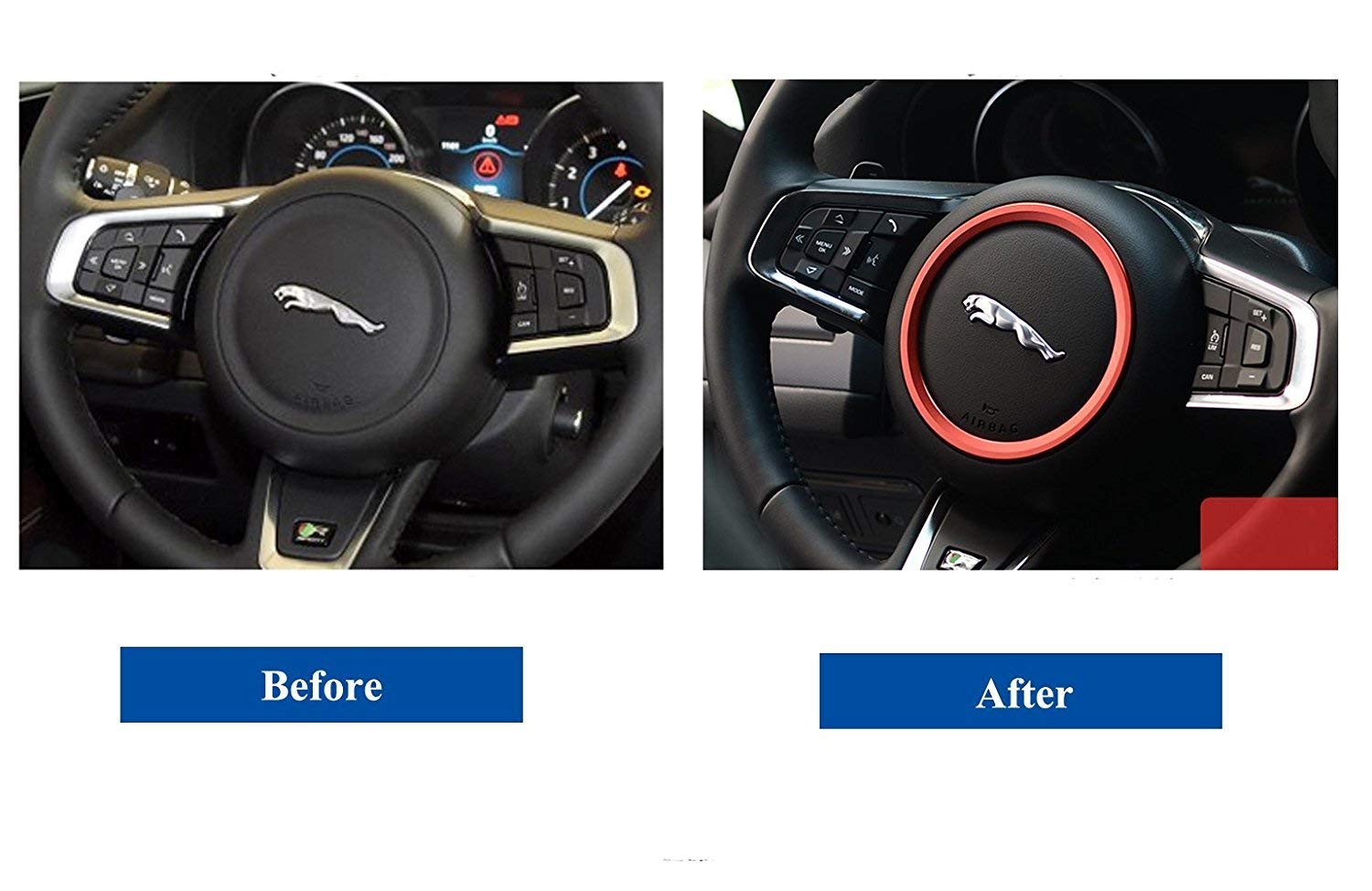 red Jaguar XE XF FPACE FType 20152018 Premium Aviation Aluminum