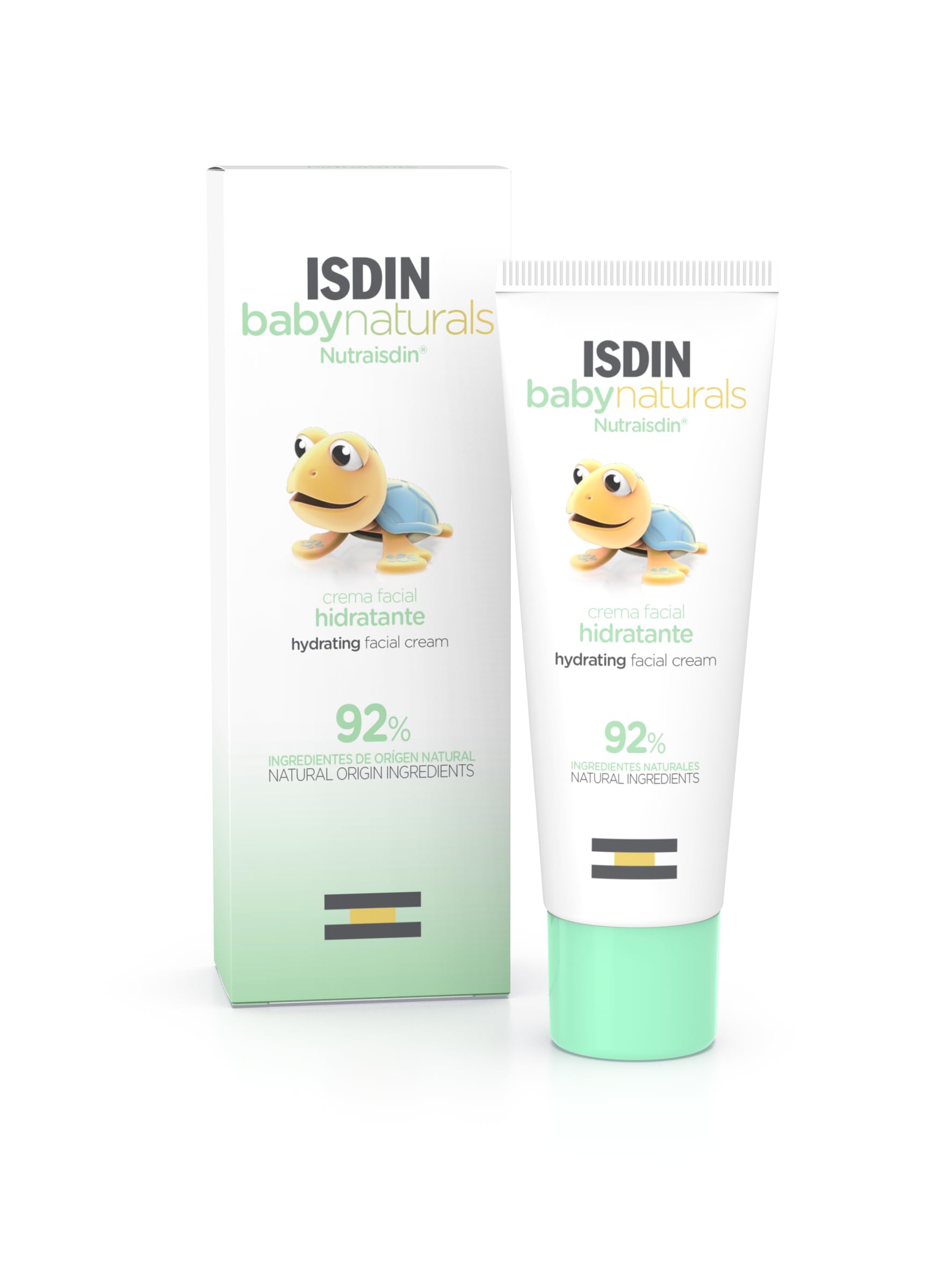 ISDIN Babynaturals Daily Moisturising Face Cream (50ml) | Daily hydrating facial cream| moisturises and protects the skin