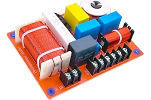 Adjustable Not Soldering 3 Way Crossover 500W Large Power for Precise Sound Frequency Tuning in Studio Applications Power Han