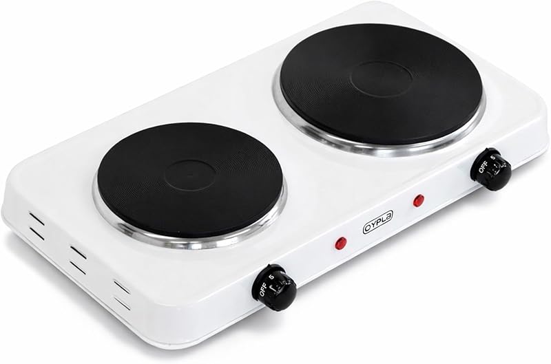 Oypla 2.5KW Electric Portable Kitchen Double Hot Plate