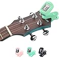 AXLOFO® Clip On Guitar Tuner For All Instruments, Ukulele, Guitar, Bass, Mandolin, Violin, Banjo, LCD Display, 360 Degree Rotating, Fast & Accurate (green)