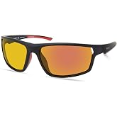 Timberland Men's TBA9271 Polarized Rectangular Sunglasses