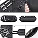 AUOPRO Hidden Money Belt, RFID Blocking Travel Wallet Passport Holder Security Waist Pouch