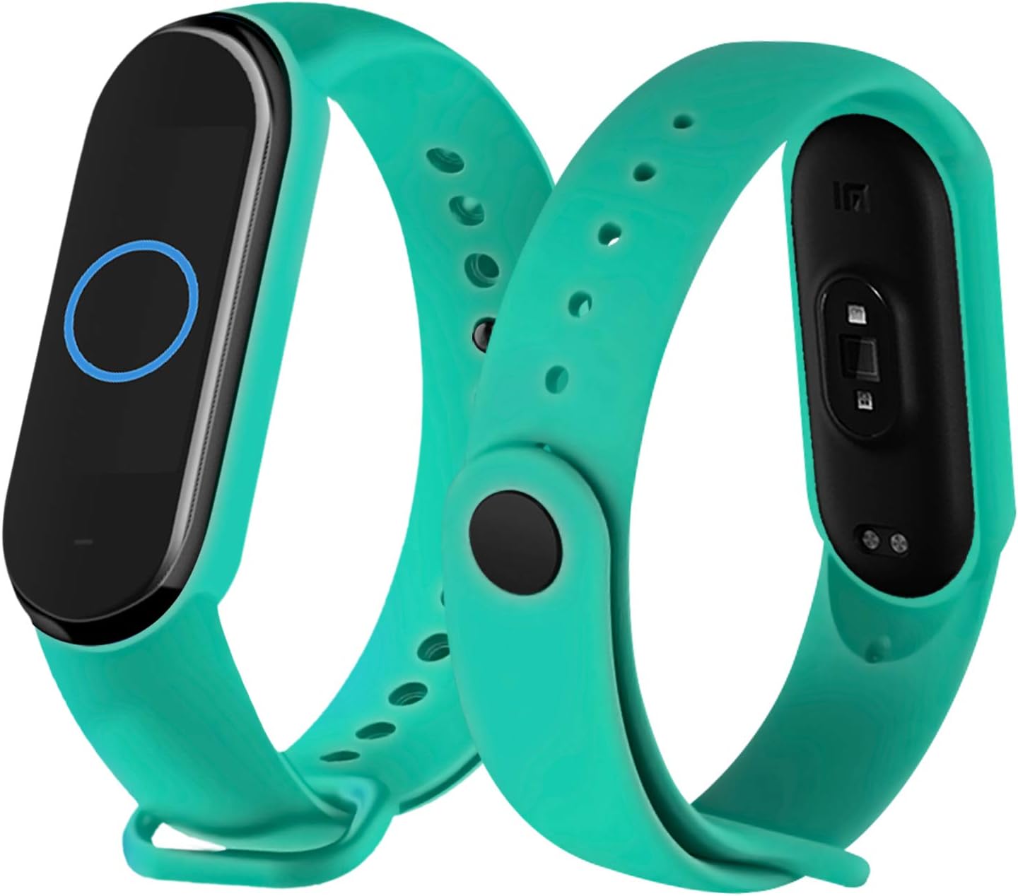 Th-some Correa para Xiaomi Mi Band 5/Xiaomi Mi Band 6, Correa Silicona Suave Reemplazable Pulsera, Agujero de Aire Transpirable Colorido Suave ...