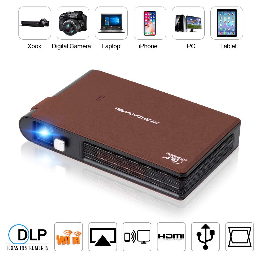 DLP Mini Projector Portable 1500 lumens HD 3D Multimedia Projectors