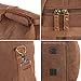 Plambag Large Canvas Duffel Bag Overnight Travel Tote Weekend Bag(Coffee)