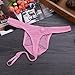 TIAOBU US Mens Strap O Ring Thong Brief Underwear (Pink)