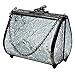 J Devlin - Vintage Glass Purse Trinket Box Decorative Jewelry Keepsake - Box 515