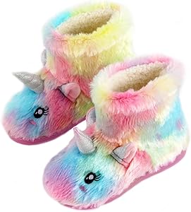 unicorn slippers girls