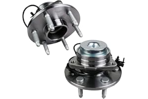 Autoround 515097 [2WD] Pair 2 Front Wheel Bearing and Hub Assembly Compatible with 2WD Cadillac Escalade ESV, Chevy Tahoe Silverado 1500, Chevrolet Avalanche Suburban 1500, GMC Yukon (XL 1500) W/ABS
