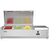 KoolMore SCDC-3P-SG Commercial-Refrigerator, 40 Inch, Silver