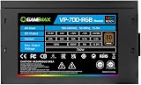 GameMax VP-Series 700W 80 Plus Bronze Semi-Modular RGB ATX PSU (No Power Cord) view 6