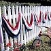 American Flag Patriotic Scarf / Banner Red White Blue Cotton - 30 feet x 24 inches primary