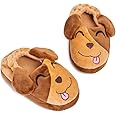 Toddler Boys Slippers Cartoon Cute Animals Plush Warm Home Shoes
