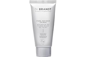 DR. BRANDT SKINCARE Dr. Brandt Pores No More, Pore Refiner Primer - Instantly Minimizes the Appearance of Pores, Absorbs Oil & Mattifies Shine - 0.5 fl oz