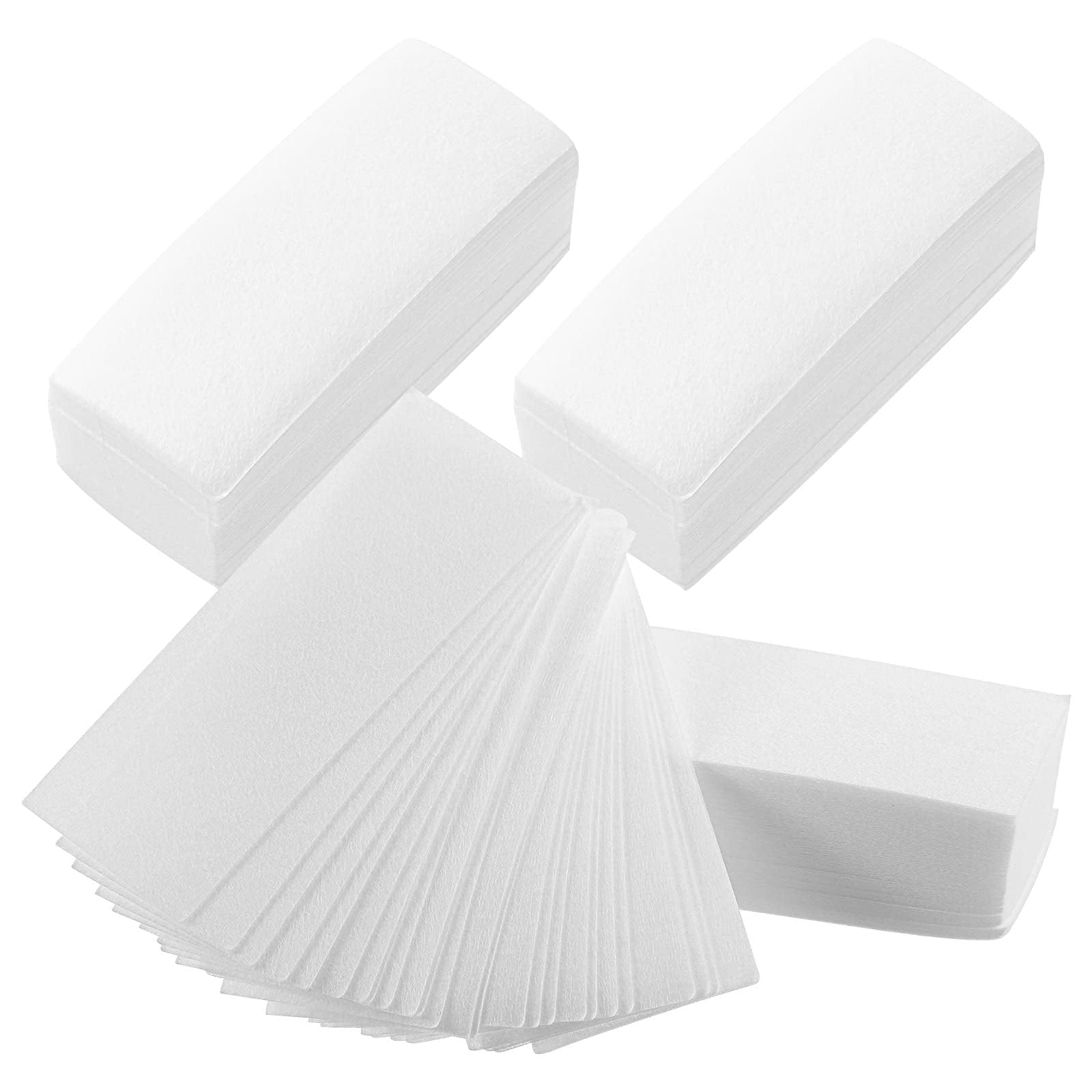 400PCS Wax Strips for Legs, Bikini, and Eyebrows - Muslin Paper Strips, 3.8x10cm (Small Size)