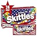 SKITTLES America Mix Red, White & Blue Patriotic Candy, 2-Ounce Full Size Bag (Pack of 24)