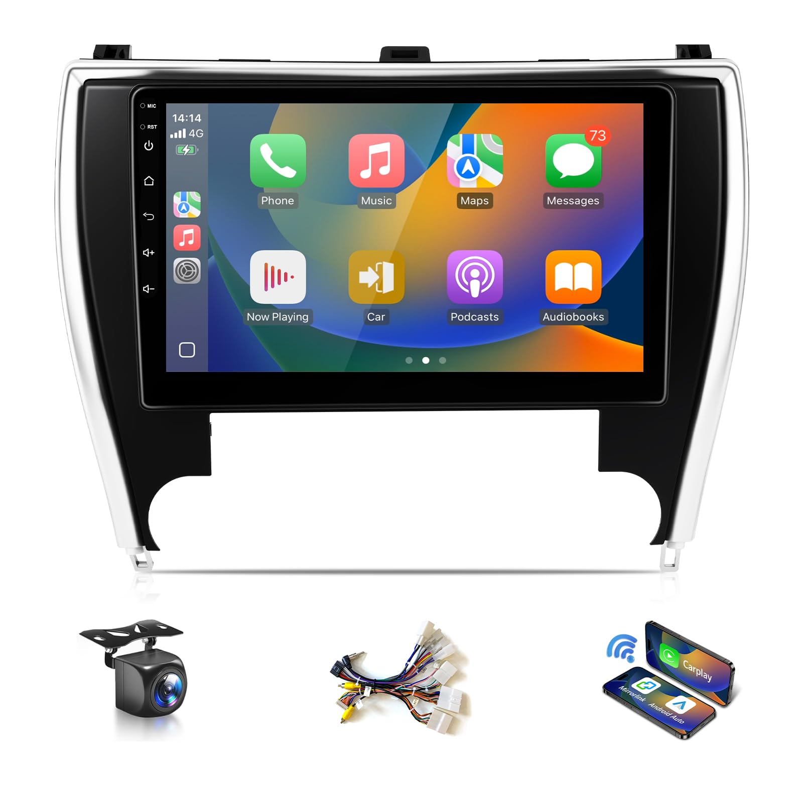 Photo 1 of XGU Android Car Play Stereo for Toyota Camry 2015 2016 2017 Radio with Apple CarPlay Android Auto,10.1" Touchscreen for Toyota Camry Head Unit GPS Navi WiFi BT FM RDS DSP Mirrorlink Camera
