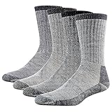 Merino Wool Crew Socks, RTZAT Unisex Youth Premium