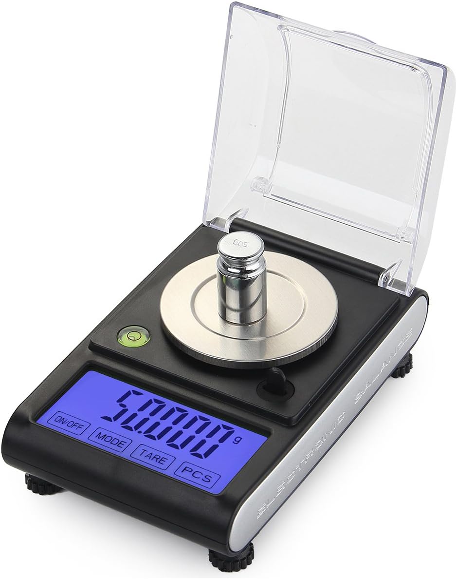 WAOAW Digital Scale .001 Sensitivity Milligram Scale 50g for Reloading