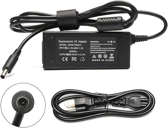 Amazon Com Tinkon 45w Ac Power Adapter Charger Replace For Dell Inspiron 15 5000 5551 5555 5558 7558 7595 13 7378 7352 7348 11 3000 Series Laptop Computers Accessories