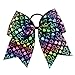 YHXX YLEN 8 Pcs 8 inch Large Colorful Bow Hairpin Girls Bows with Rope Hair Bows