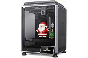 Creality K1C 3D Printer, 600mm/s Fast Speed Auto Leveling 3D Printers with AI Camera for 300°C Printing, Switchable Silent Mode Reliable Carbon Fiber 3D Printing 220 * 220 * 250mm