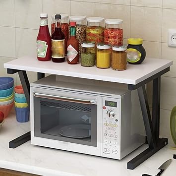 Wenko - Estante de Almacenamiento para hornos de microondas, Doble ...