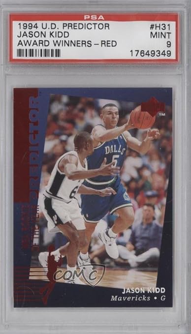 Amazon Jason Kidd PSA GRADED 9 Basketball Card 1994 95 Upper 