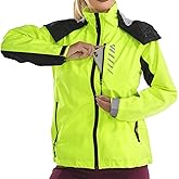 Lo.gas Rain Jacket Women Cycling Windbreaker Lightweight Running Bike Jackets Hooded Waterproof Hiking Coats With Pockets