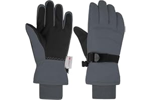 AMYIPO Kids Winter Snow Ski Gloves Children Snowboard Gloves for Boys Girls