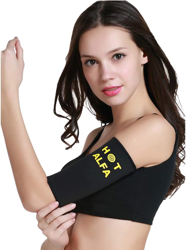 Womens Arm Tight Compression Slim Shaper Weight Loss Slimming Band Arms Sleeve for Women Lady Girls 1 Pair