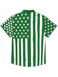 Hawaiian Shirts for Men St. Patrick's Day Summer