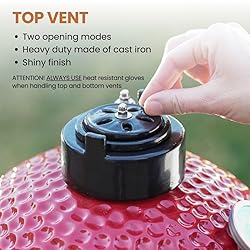 VESSILS 9.8-in W Kamado Charcoal Grill Stand Style