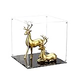 Kcgani 12 Inch Clear Acrylic Case for Display, Cube