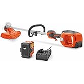 Husqvarna WeedEater 320iL Cordless String Trimmer with Battery and Charger, 16-Inch Straight Shaft Electric Weed Eater with R