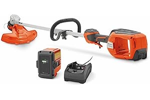 Husqvarna WeedEater 320iL Cordless String Trimmer with 4 Ah Battery and Charger, 16-Inch Straight Shaft Electric Weed Eater with Rapid Replace Trimmer Head for Seamless String Reloading, 970480104