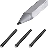 TiMOVO Pen Tips for Surface Pro 2017 Pen, (3 Pack, Original HB Type) | Original Surface Pen Tips Replacement Kit Fit Microsoft Surface Pro 2017 Pen (Model 1776) &amp; Surface Pro 4 Pen - Black