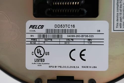 PELCO DD53TC16 Spectra III DSS Camera 24V-AC D627923 in Oman