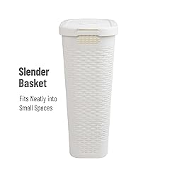 Mind Reader 40L Slim Laundry Hamper, Clothes