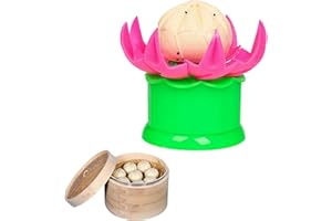 MGGi Large 2.36" Baozi Maker, Plastic Baozi Dumpling Molds, Bun Making Mould DIY Pastry Pie Steamed Stuffed Bun Tool, Bao Bun