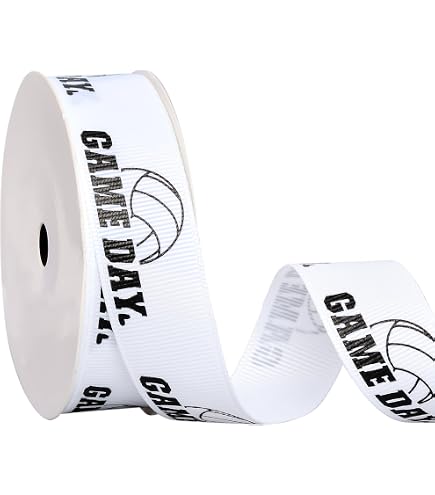 LUV Ribbons Satin Volleyball Ribbon - 1.5 Inch X 10 Yards, Black (Polyester)