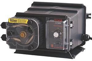 BLUE-WHITE INDUSTRIES Blue White FlexFlo A100N Metering Feeder Pump 115V - 3/8" OD 6.8 GPD Compression Nuts