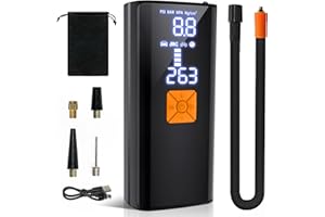 Tire Inflator Portable Air Compressor,Tire Inflators Portable Cordless Air Pump with Gauge for Car tires 20000mAh and 150PSI 