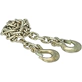 GEN-Y Hitch Executive Fifth to Gooseneck Safety Chain, 3/8 x 84 Chain with 2 Safety Slip Hooks, Grade 70